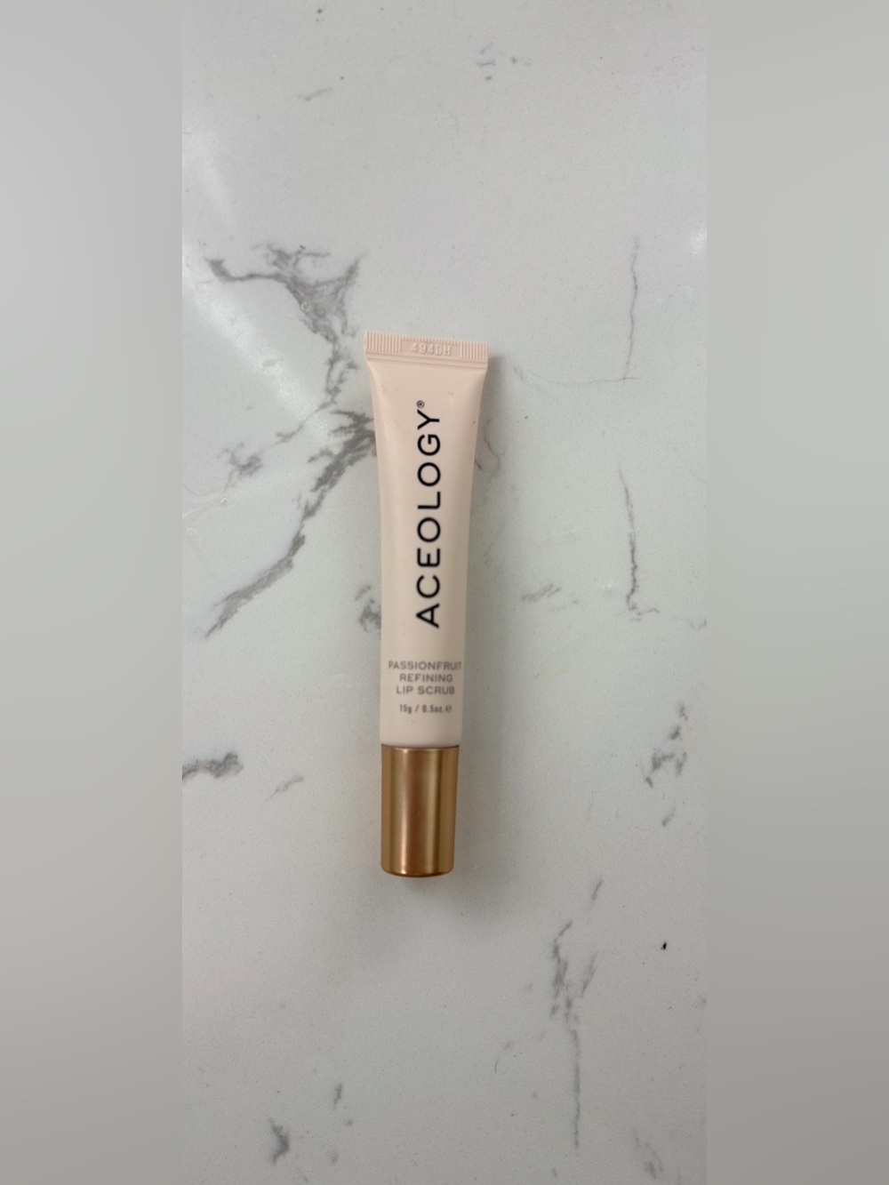Aceology Passionfruit Refining Lip Scrub New Sealed Full Size 15g Exfoliator